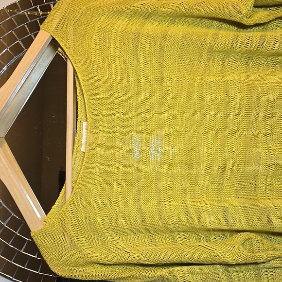 Eileen Fisher Organic Line Knit Pullover Longsleeve Breathable Sweater NWOT - Picture 3 of 10